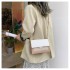 Spring and summer new contrast color chain bag women 2025 new Korean version all-match shoulder crossbody fashionable texture small square bag